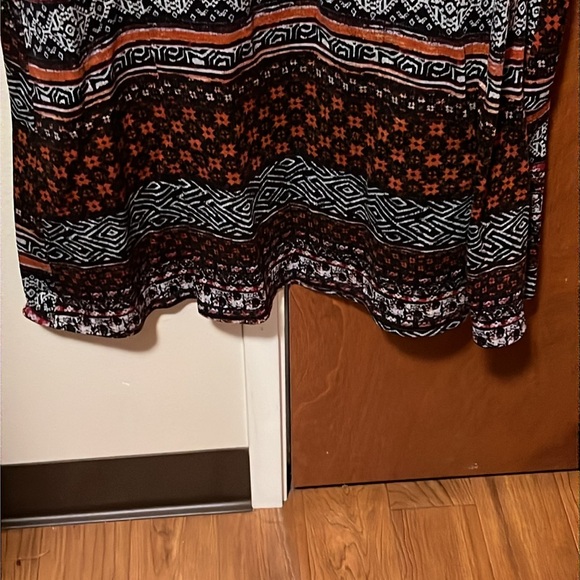 Mandy K boho patterned maxi skirt-EUC - Picture 5 of 6